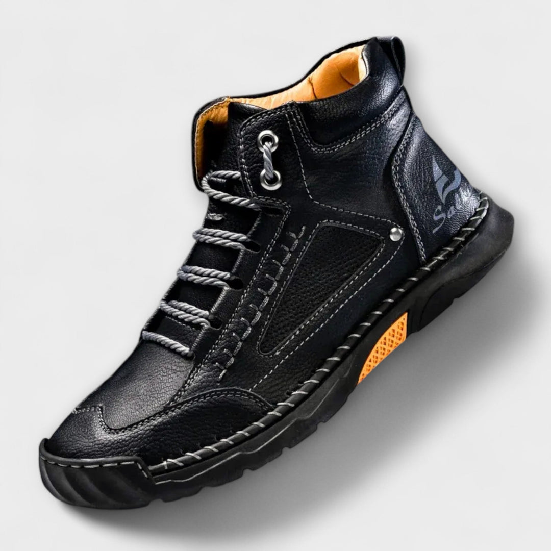 VardenRidge | Ankle Boots Lace-Up Contrast Stitch Sole