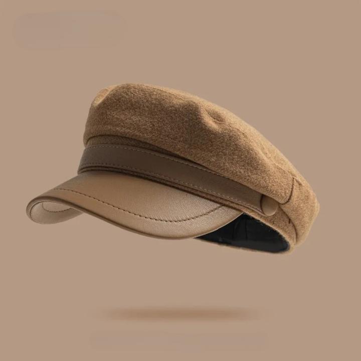 Zivko | Newsboy Cap Brown Curved Brim Hat