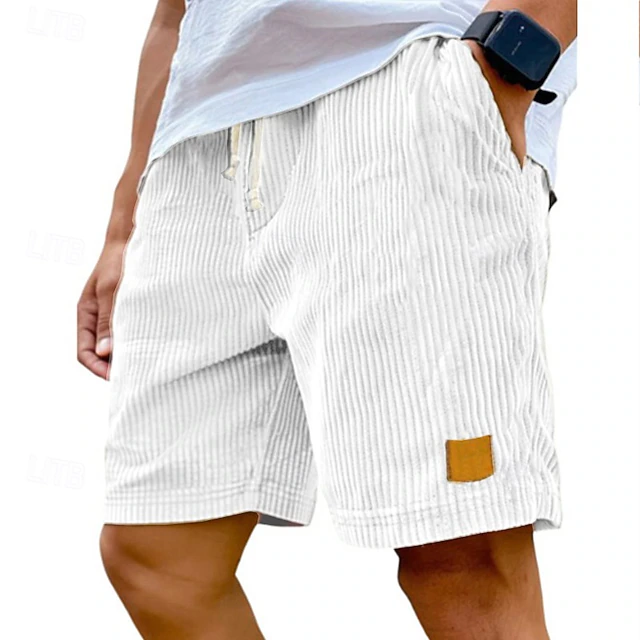 Dearen | Corduroy Casual Drawstring Shorts