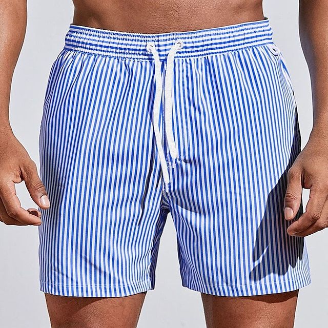 Hubart | Striped Drawstring Summer Shorts