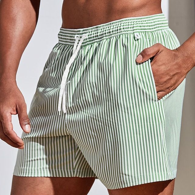 Hubart | Striped Drawstring Summer Shorts