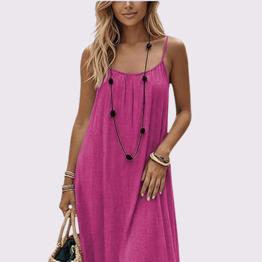 Diandra | Spaghetti Strap Low Back Maxi Dress