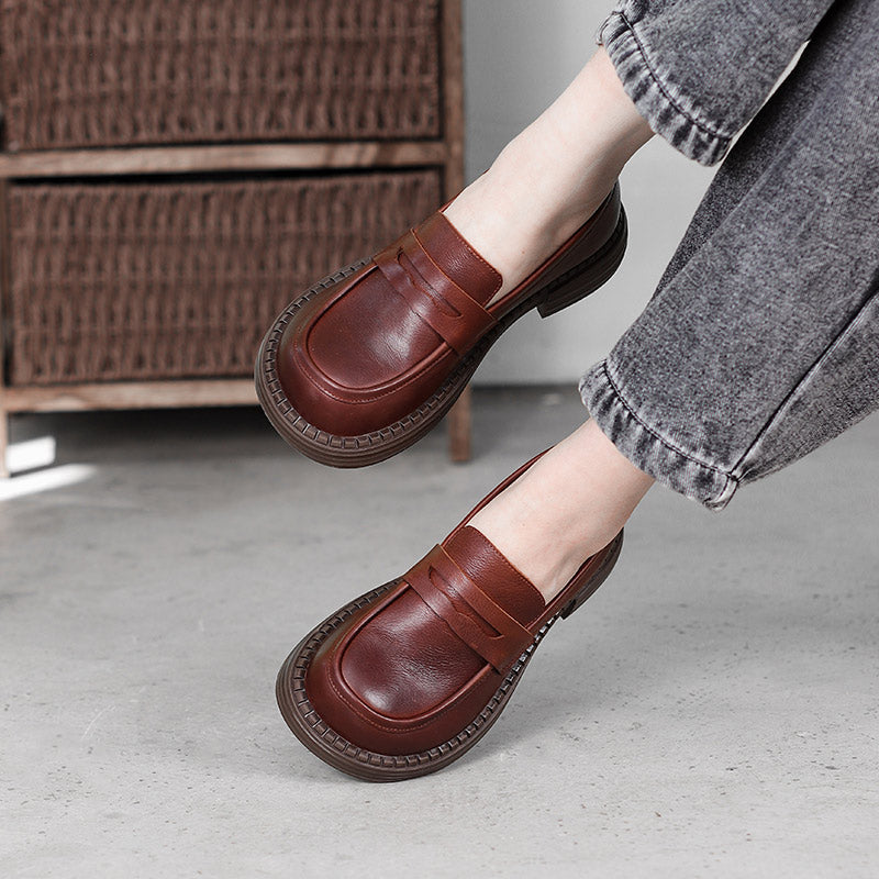 Damen penny | Penny Loafer with Wide Toe Box