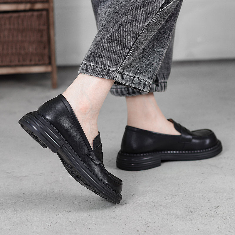 Damen penny | Penny Loafer with Wide Toe Box