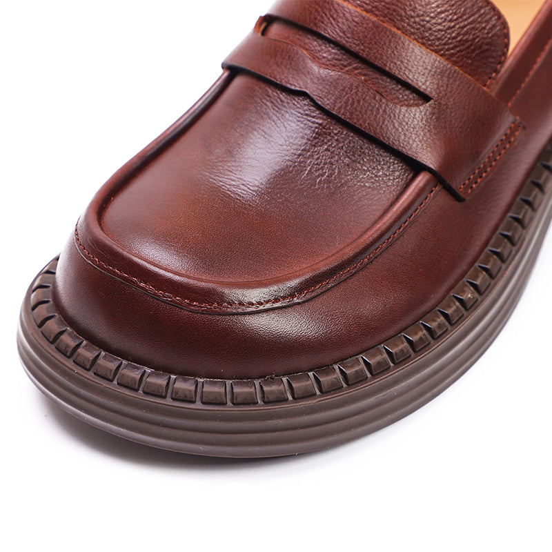 Damen penny | Penny Loafer with Wide Toe Box