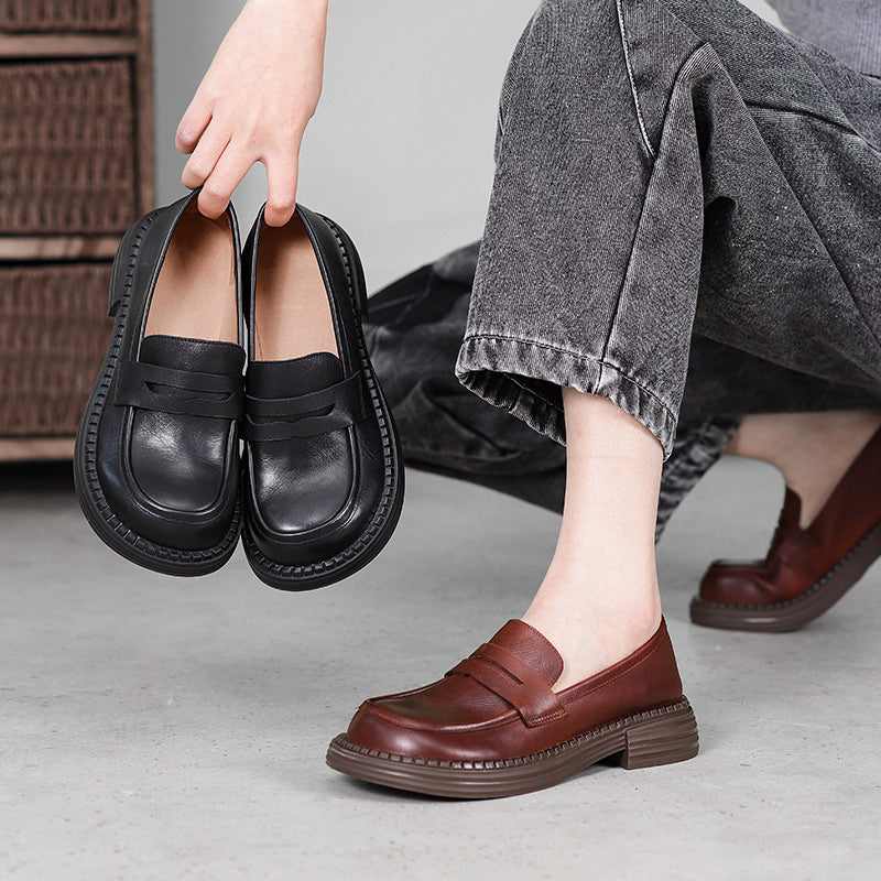 Damen penny | Penny Loafer with Wide Toe Box