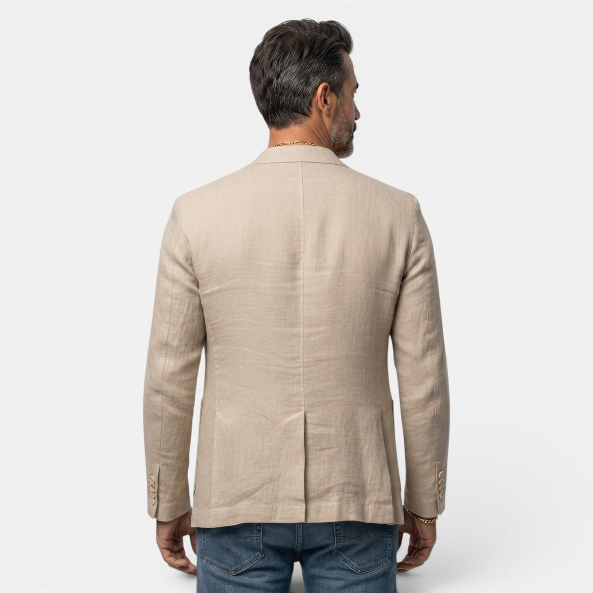 Faulkner  | Blazer With Notched Lapels and Patch Pockets