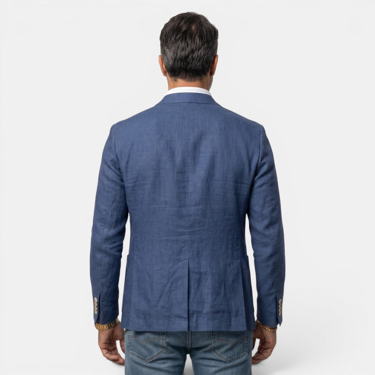 Faulkner  | Blazer With Notched Lapels and Patch Pockets