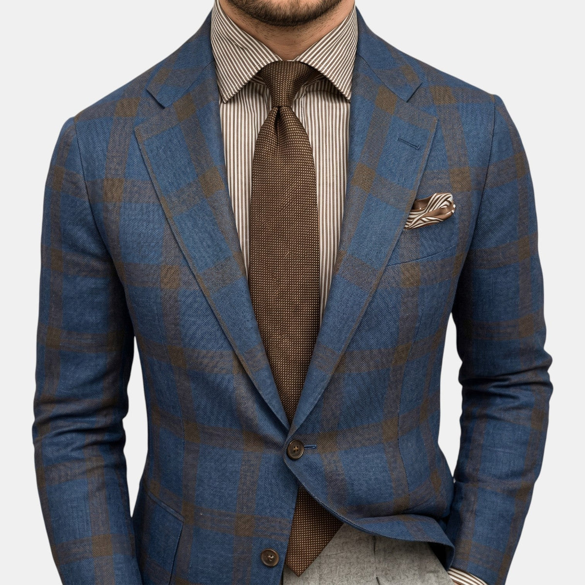 Martyn | Blazer With Notched Lapels and Button Closure