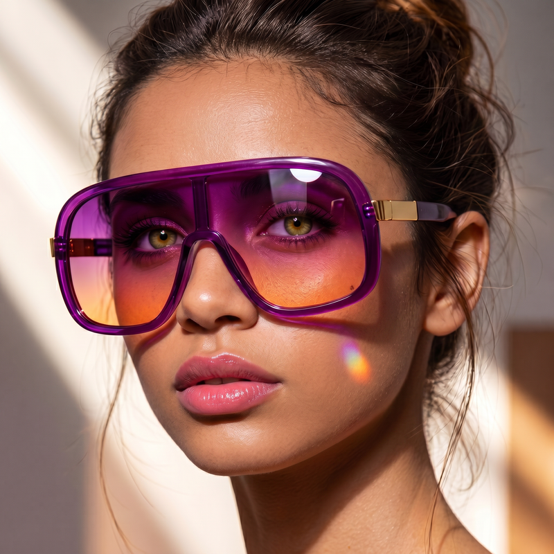 LumaVex | Shield Sunglasses with Oversized Gradient Tinted Lens