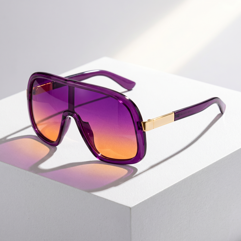 LumaVex | Shield Sunglasses with Oversized Gradient Tinted Lens