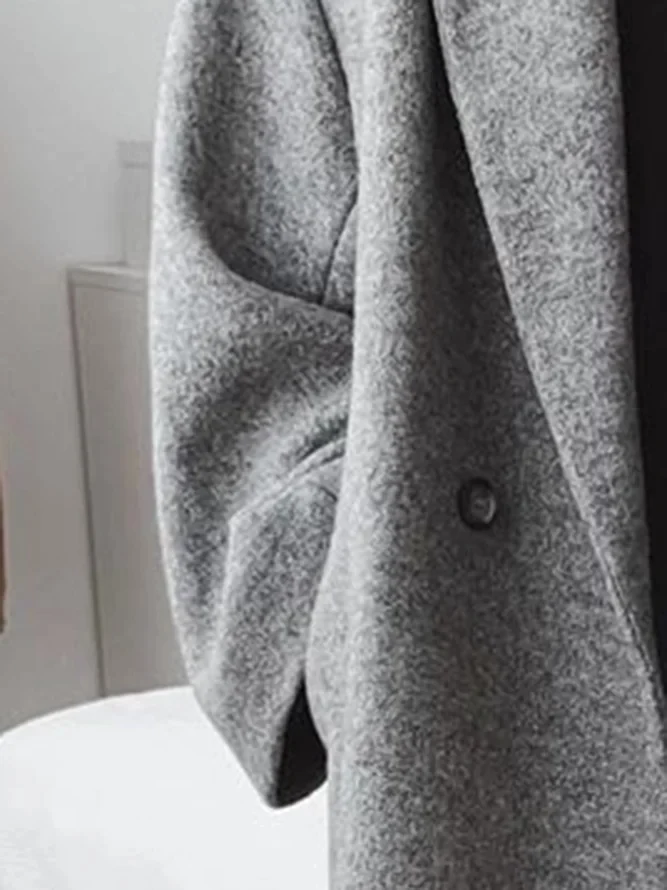 Nicoline | Coat Long Sleeve Double Breasted Lapel