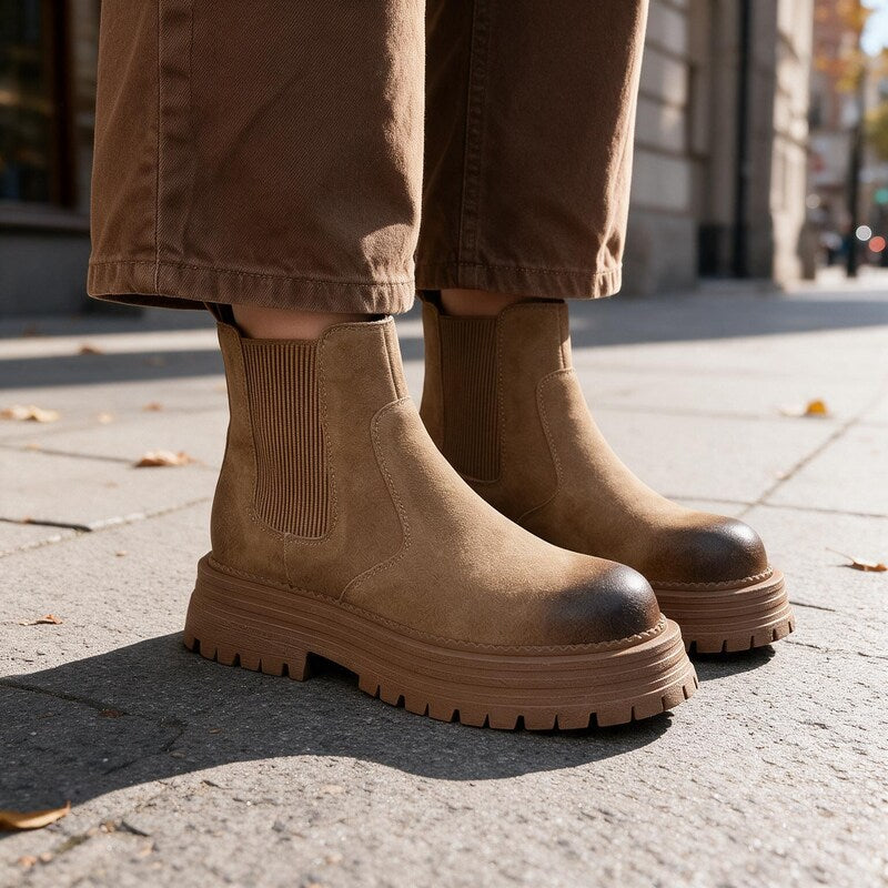 Lucryica | Chelsea Boots with Elastic Gusset