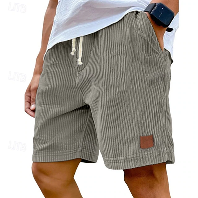 Dearen | Corduroy Casual Drawstring Shorts