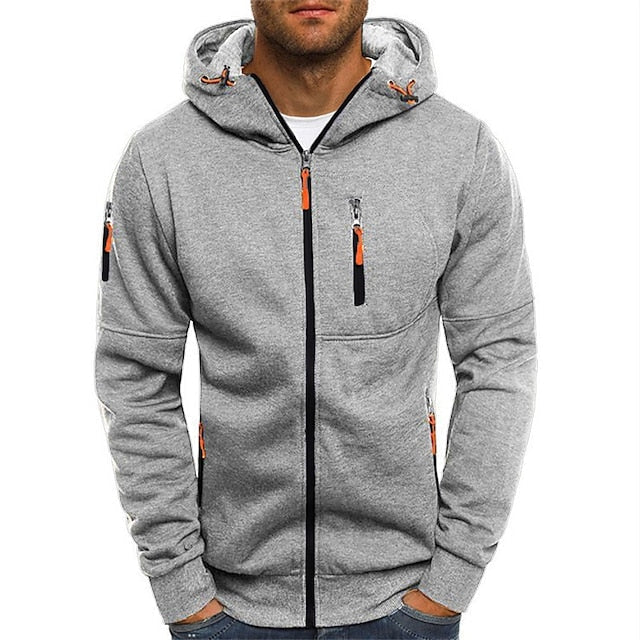 Clark | Cardigan With Hood Zipper and Utility Pockets