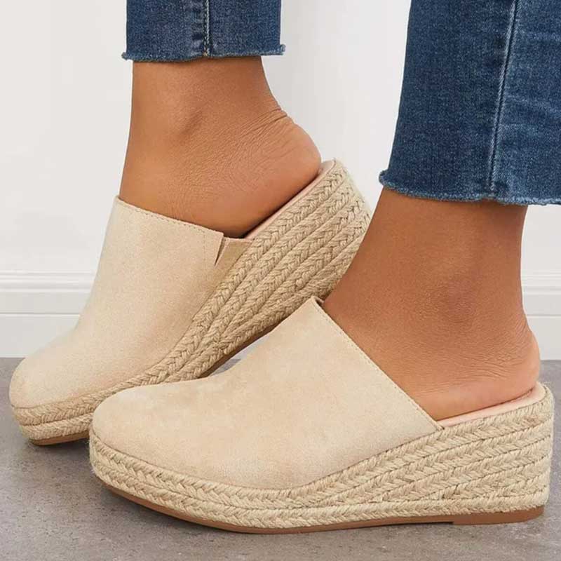 Felisa | Platform Wedge Mule Clogs Closed Toe