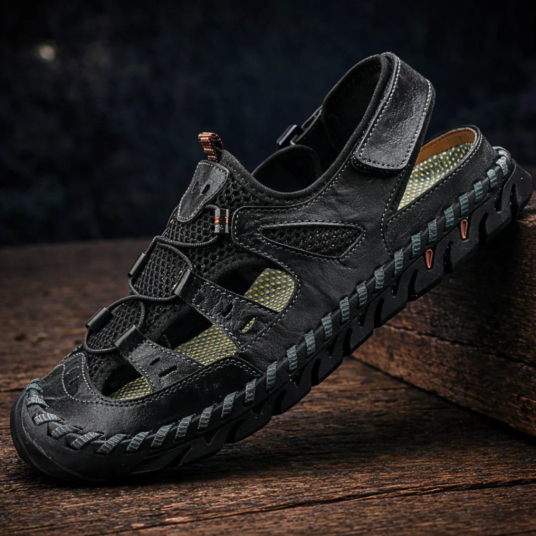 Gustavoo | Closed Toe Mesh Walking Sandals