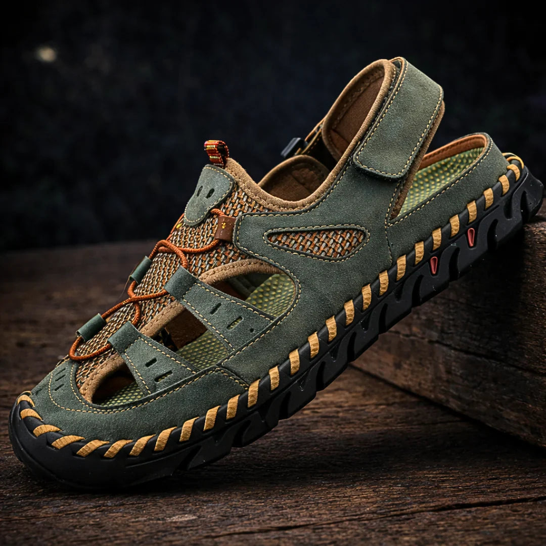 Gustavoo | Closed Toe Mesh Walking Sandals