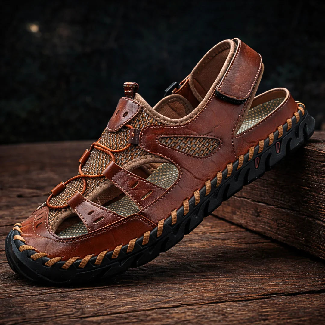 Gustavoo | Closed Toe Mesh Walking Sandals