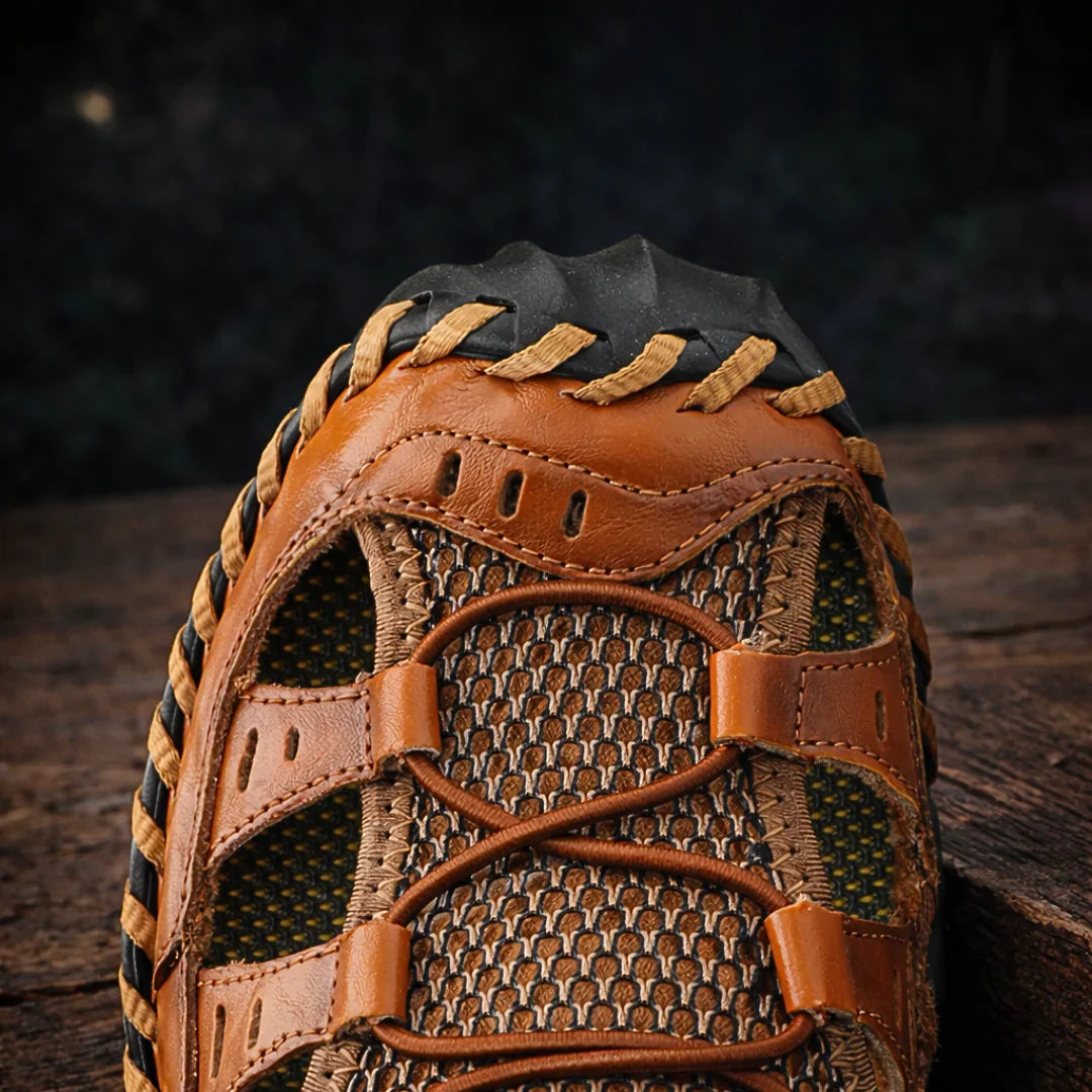 Gustavoo | Closed Toe Mesh Walking Sandals