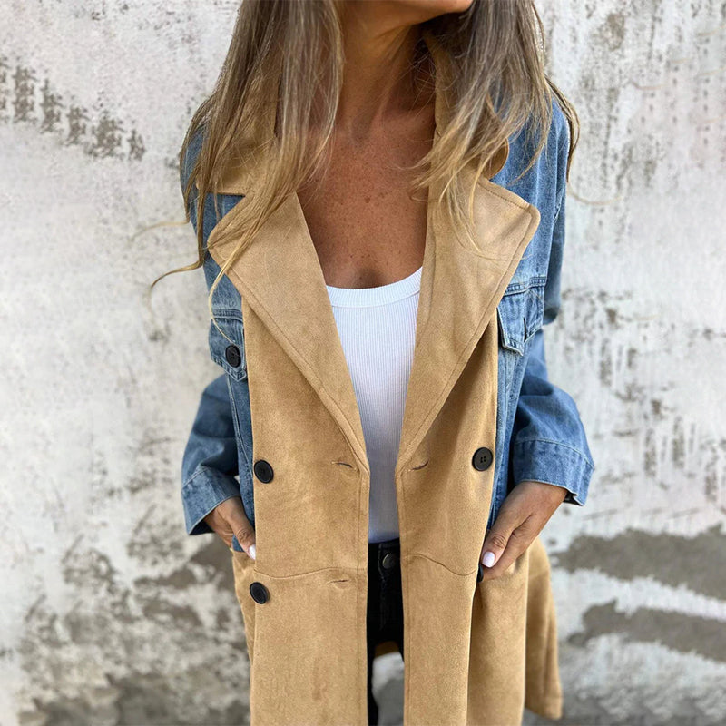 Mascha | Mid Length Double Breasted Trench Coat