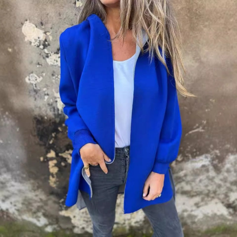 Karletta | Jacket with Hood and Open Front