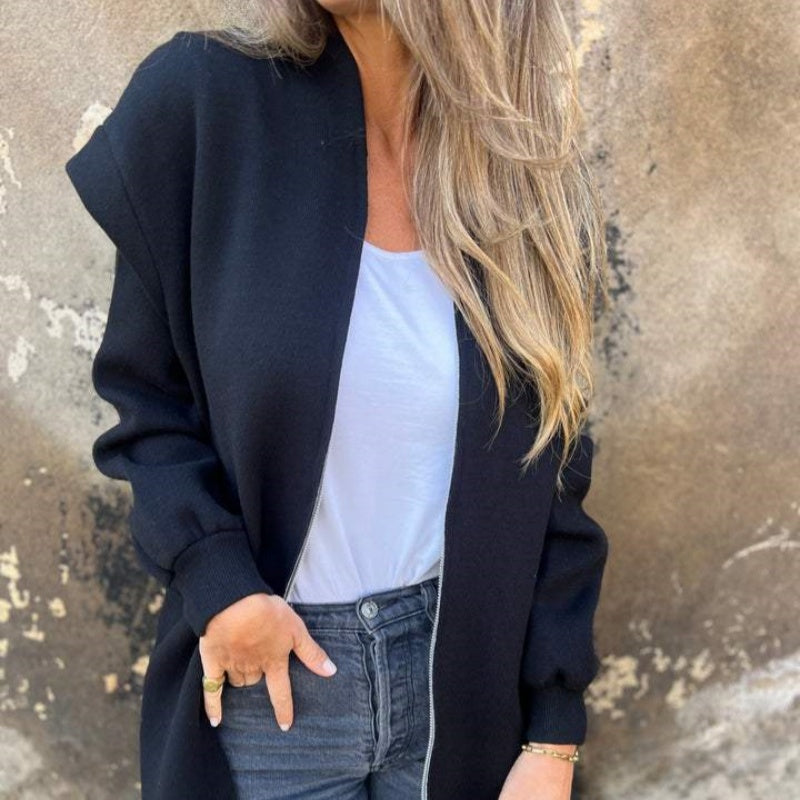 Karletta | Jacket with Hood and Open Front