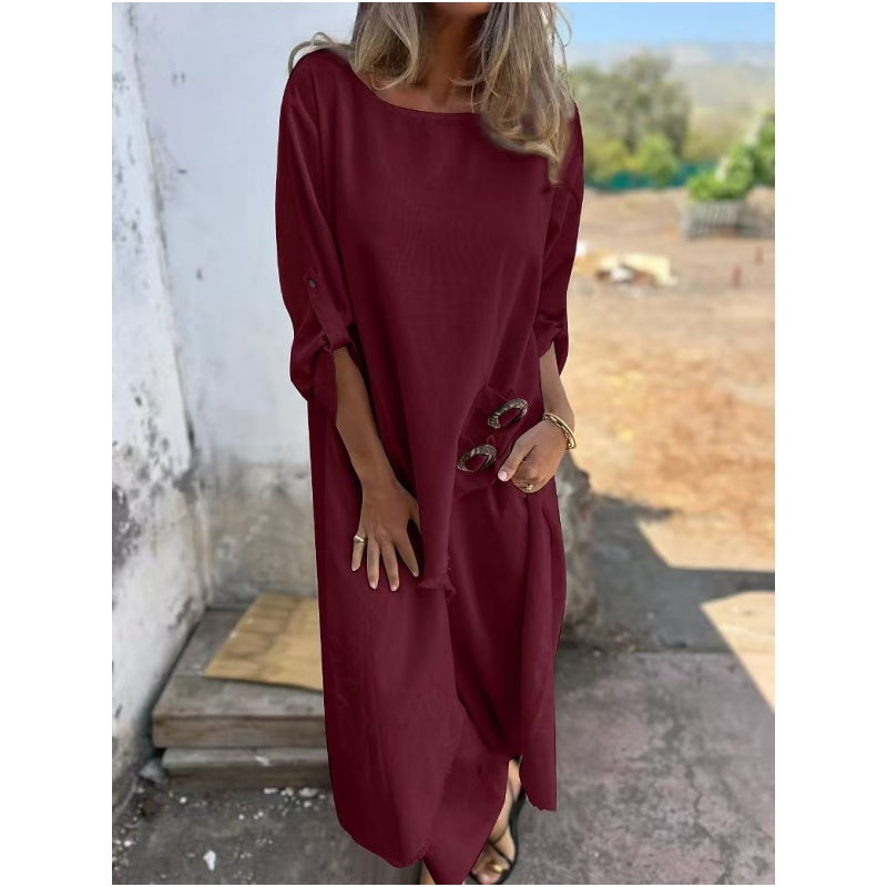 Tilda | Loose Fit Asymmetric Tunic Pant Set