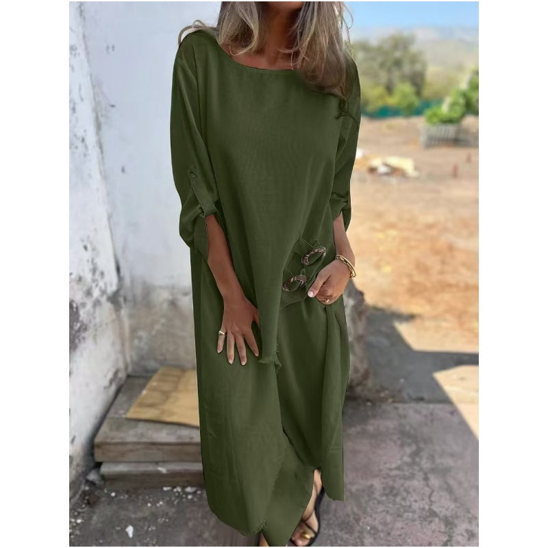 Tilda | Loose Fit Asymmetric Tunic Pant Set