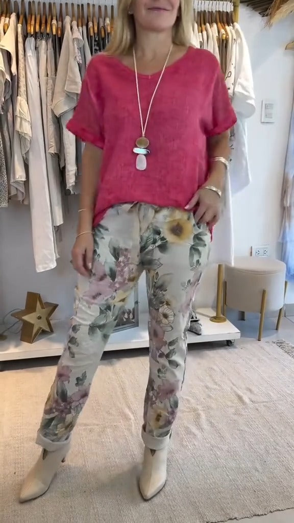 Edurne | Floral Print Two Piece Set