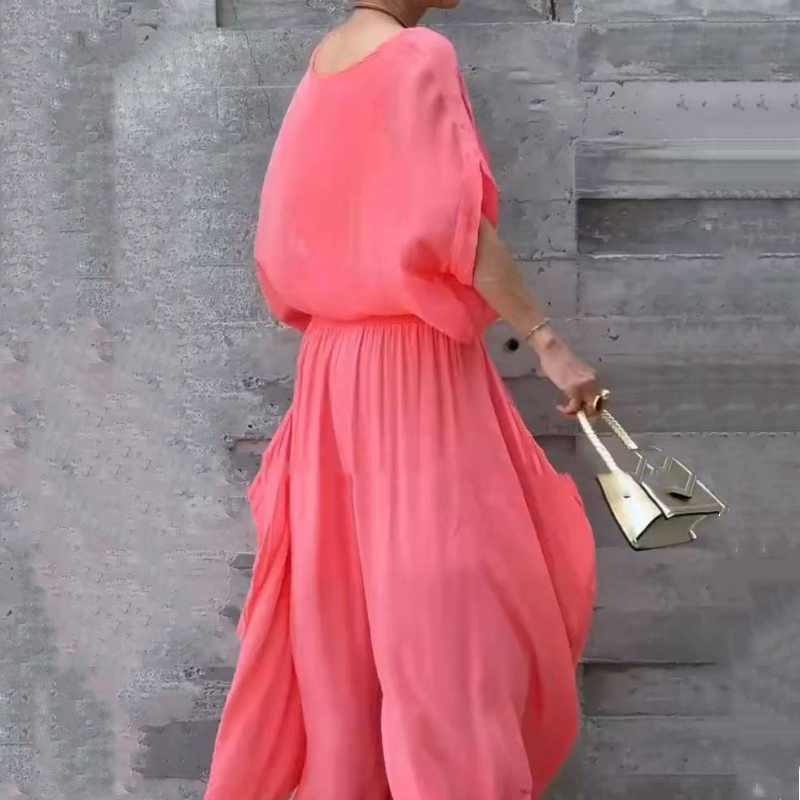 Alyson | Chiffon Batwing Sleeve Two Piece Set