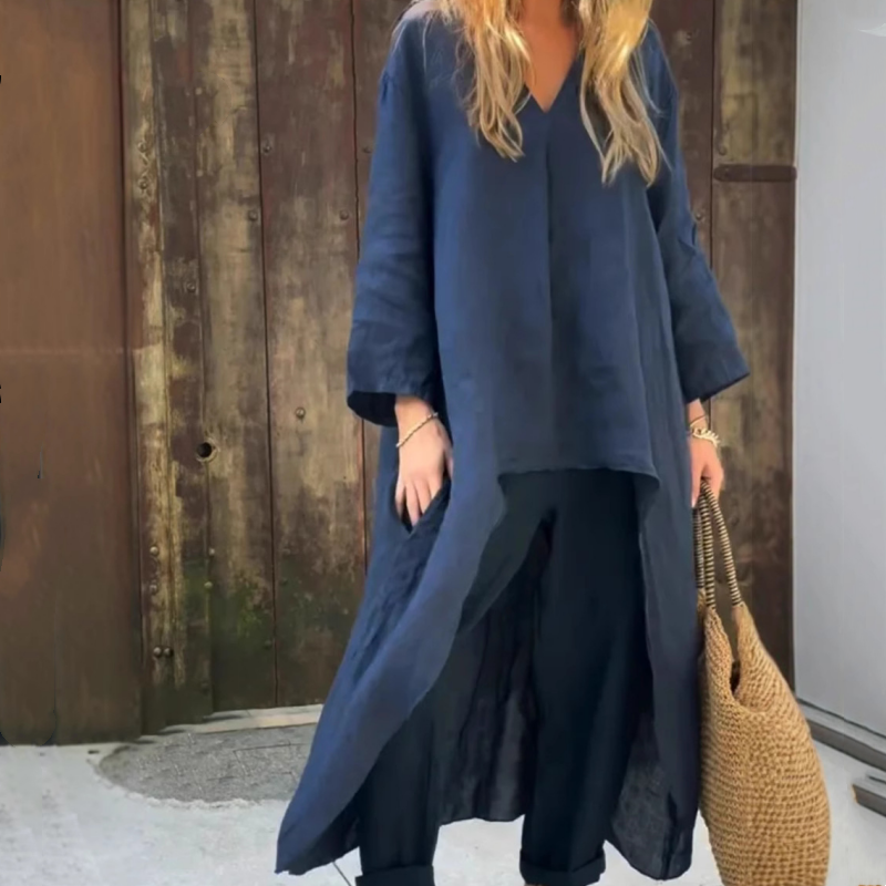 Abby | Two Piece V Neck Loose Set