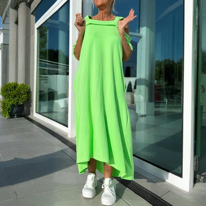 Mariyana | Off Shoulder Loose Fit Maxi Dress