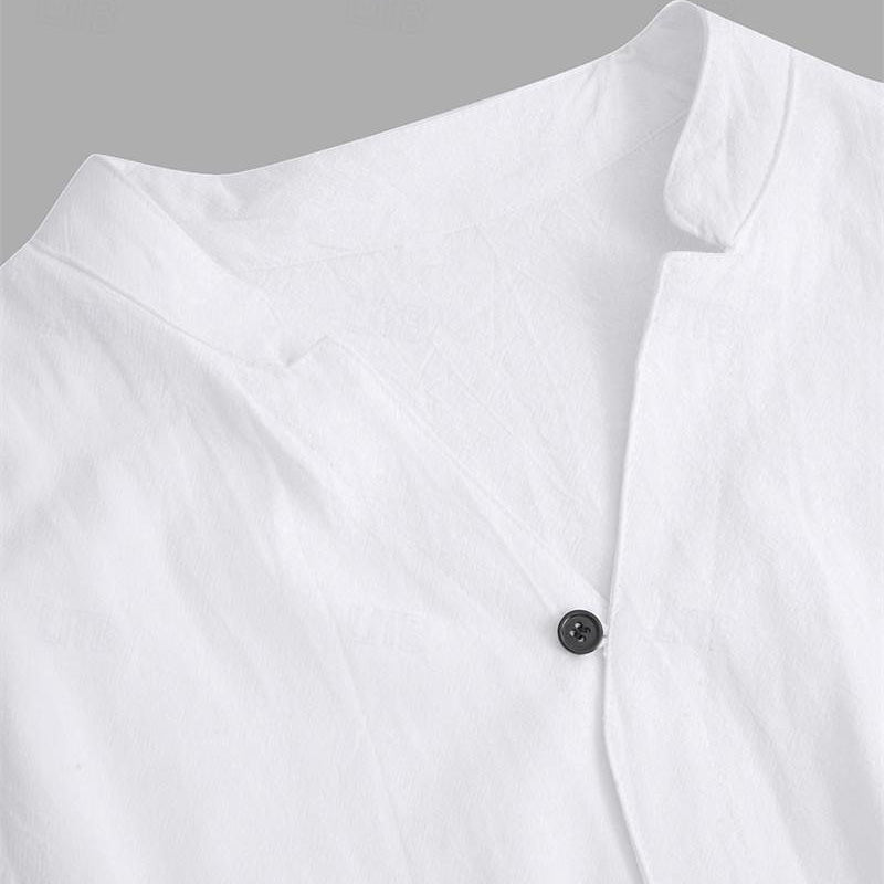 Friedrich | Textured Short Sleeve Shirt Pants Set