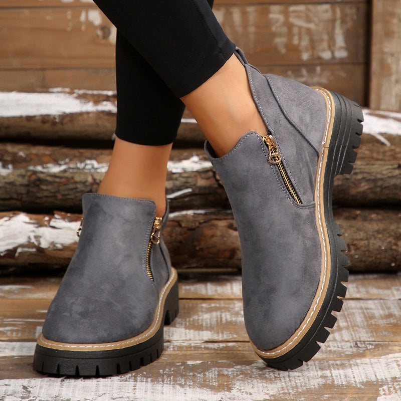 Birgitta | Ankle Boots With Side Zip Closure