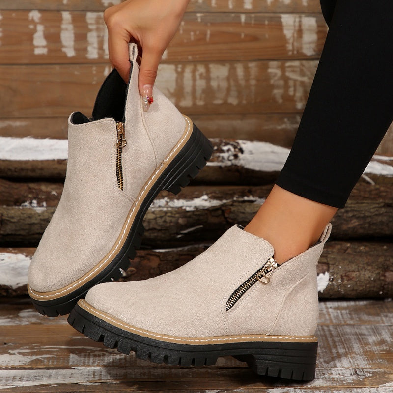 Birgitta | Ankle Boots With Side Zip Closure