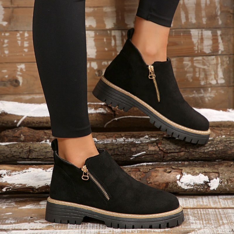 Birgitta | Ankle Boots With Side Zip Closure