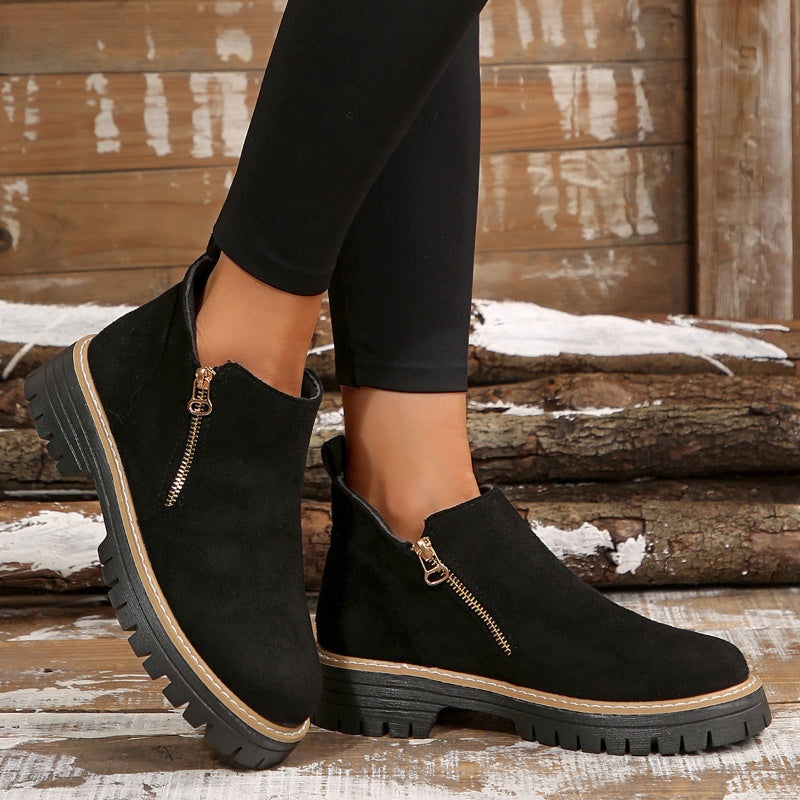 Birgitta | Ankle Boots With Side Zip Closure