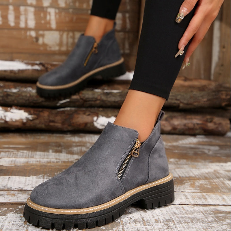 Birgitta | Ankle Boots With Side Zip Closure