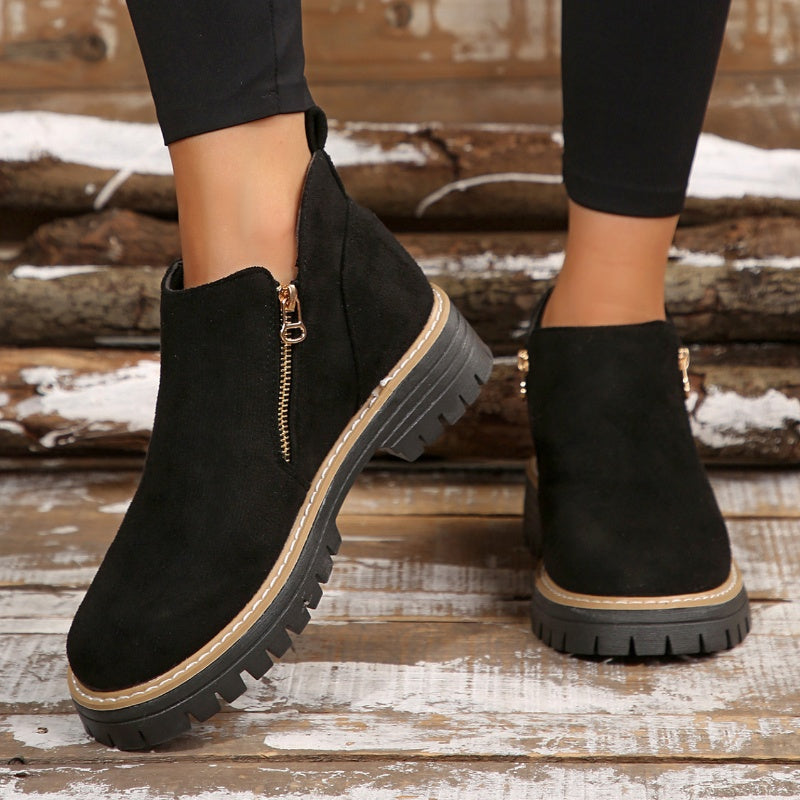 Birgitta | Ankle Boots With Side Zip Closure