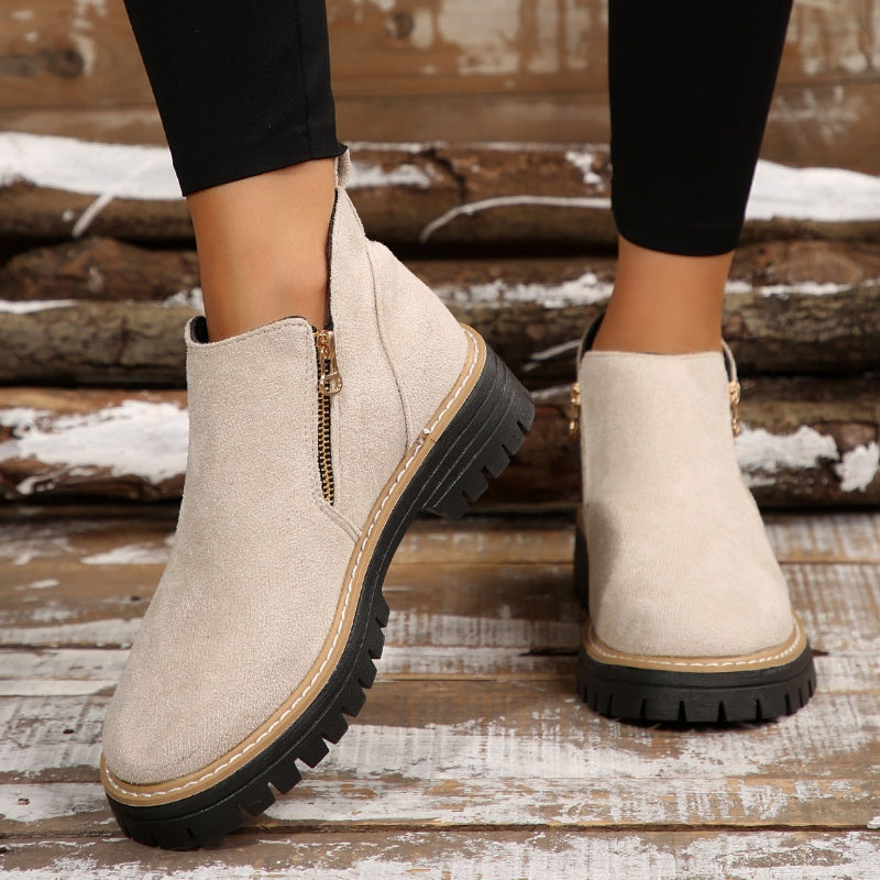 Birgitta | Ankle Boots With Side Zip Closure