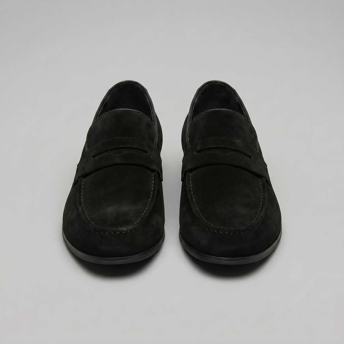 Richards | Loafers Penny Slip-On Moc Toe Suede-Style