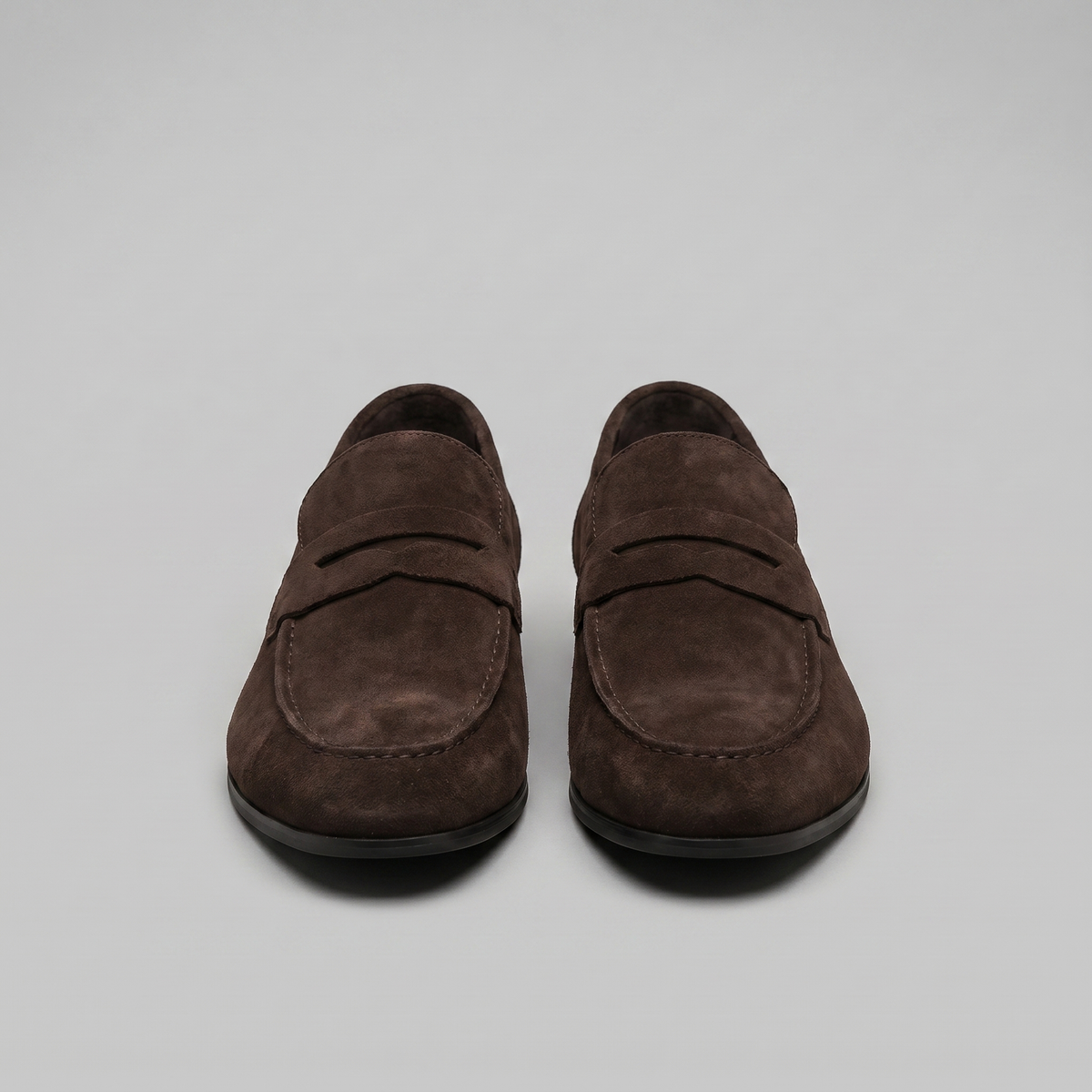 Richards | Loafers Penny Slip-On Moc Toe Suede-Style