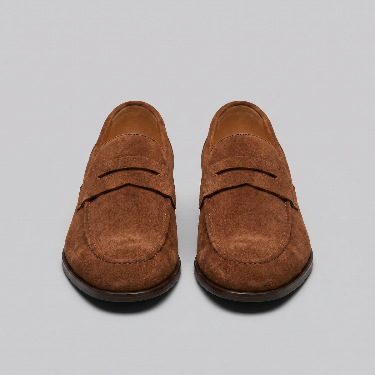 Richards | Loafers Penny Slip-On Moc Toe Suede-Style