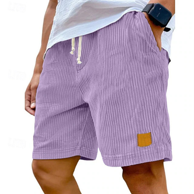 Dearen | Corduroy Casual Drawstring Shorts