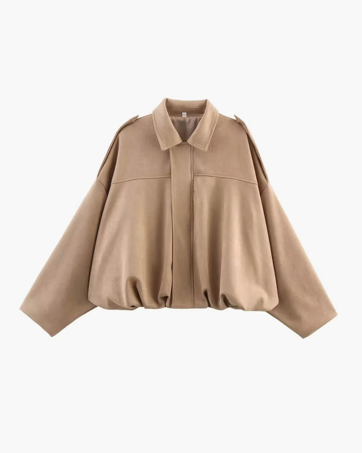 Edna | Bomber Jacket With Collar and Relaxed Fit