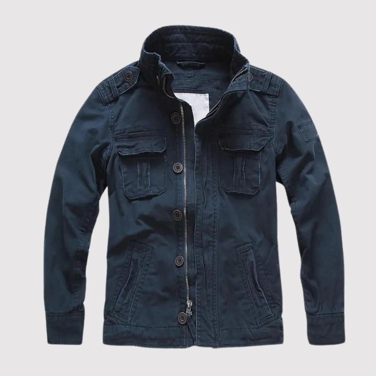 Ayhan | Field Jacket With Stand Collar Pockets