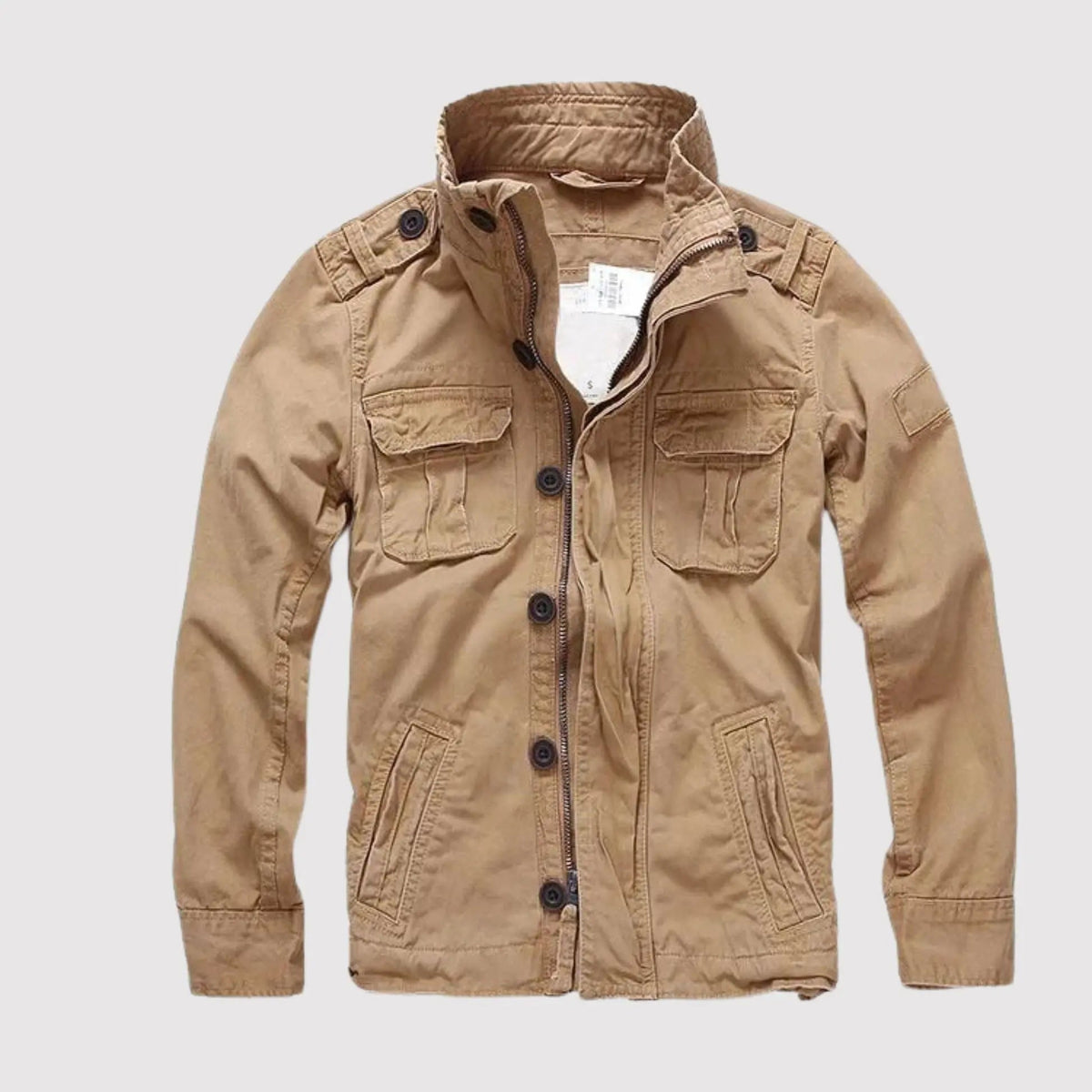 Ayhan | Field Jacket With Stand Collar Pockets
