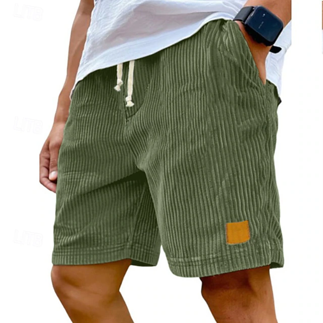 Dearen | Corduroy Casual Drawstring Shorts