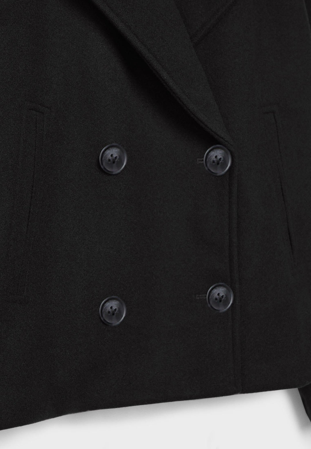 Lorraine | Jacket with Double-Breasted Buttons and Cropped Hem